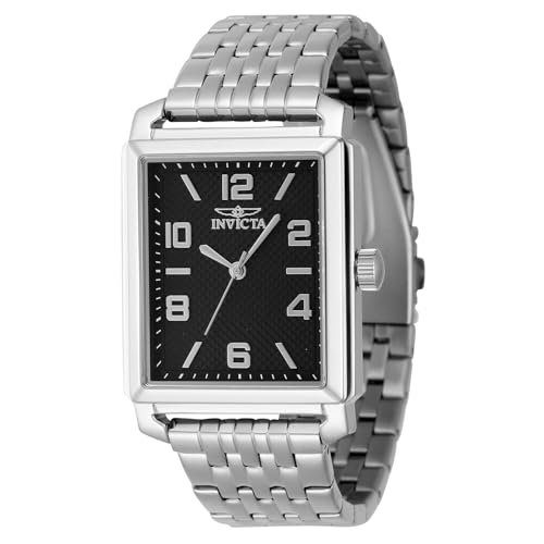 Invicta Men's Vintage 33.5mm Stainless Steel Quartz Watch (Model: 46659)