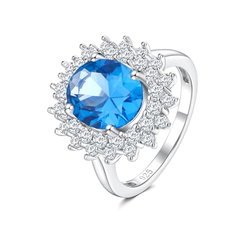 CAIDIKA 925 �X�^�[�����O�V���o�[ �ȉ~�` ��� ����w�� 12���� �a���� �w�C���[�����O �����p �T�C�Y 6~10 �J�N�e�� �A�j�o�[�T���[ �W���G���[, ����, �l�H�X�s�l��
