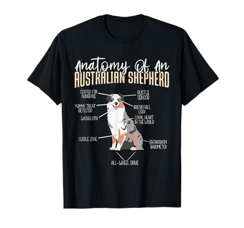 Aussie Anatomy Of An Australian Shepherd T-Shirt