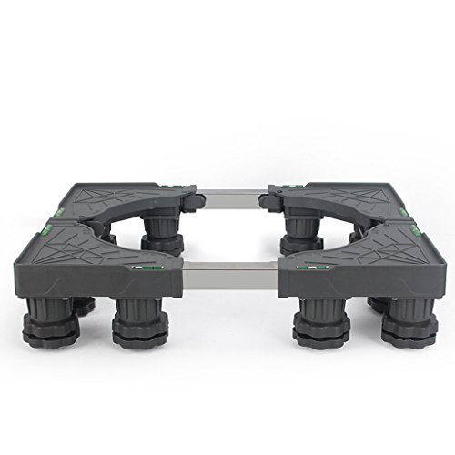 XiaoXiao Base estacionaria de la lavadora, estante universal de la lavadora, base de la lavadora de la base del refrigerador, 41-61cm-45-65cm * 10.5-13.5cm carro de muebles