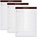 TOPS Docket Gold Planning Pad, Wide Rule, 8.5 x 11.75 Inches, White, 40-Sheet Pads (12 Pads per Pack)