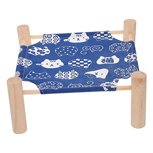 Sosoport Hamac Suspendu pour Hamster et Lit Élevé Détachable pour Rongeurs Fournitures Animaux et Élégantes Facile à Nettoyer et Durable