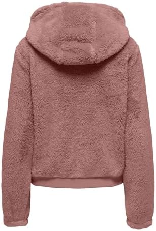 ONLYFemale Winter Warm Teddy Fell Mantel für Frauen ONLNEWANNA Winterwarm Teddy Fell Mantel für Frauen