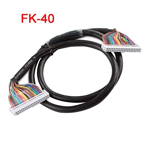 Davitu IDC40 IDE calbe, IDC40 to terminal block breakout board idc 40 connector PLC relay adapter IDC40 breakout board IDC40 data cable - (Color: IDC40 with 5M Cable)