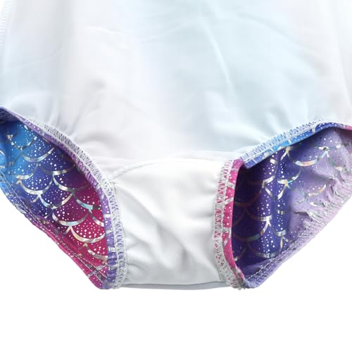 Image of Girls Swimsuit One Piece Bathing Suit with Adjustable Straps Quick Dry Beach Swimming Suits Swimwear 4-10 Years