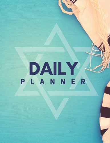 Star of David Jewish Daily Planner, 8.5" x 11": Best Daily Planner for Your Journey to Success