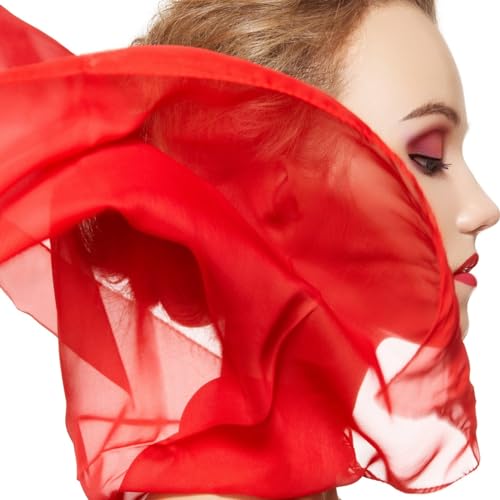 Juggling Dance Scarves 12 PCS Upgraded Reinforced Edges Scarves for Kids Play Silk Scarfs for Babies Toddlers Children Movement Music Scarf Magic Tricks Performance Props Accessories 24 Inches3