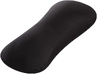 Vista 3 de Almohada de cuello de microcuentas Squishy de 15 x 8 pulgadas, almohadas para dormir de lado para adultos, suave, lavable, diseño ergonómico, cojín