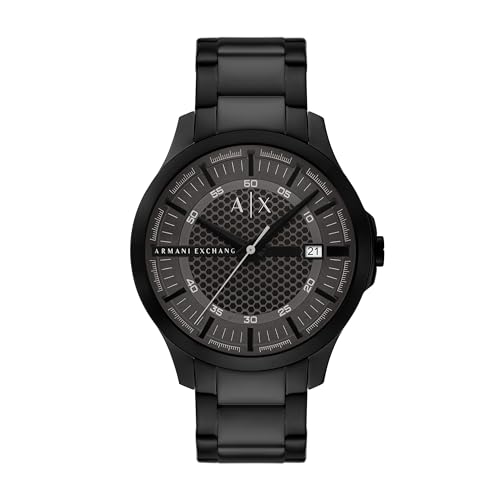 La Mejor Selección de Reloj Armani Negro Top 10. 47 Reloj Armani Exchange AX2464 Smart de acero inoxidable en color negro para hombre