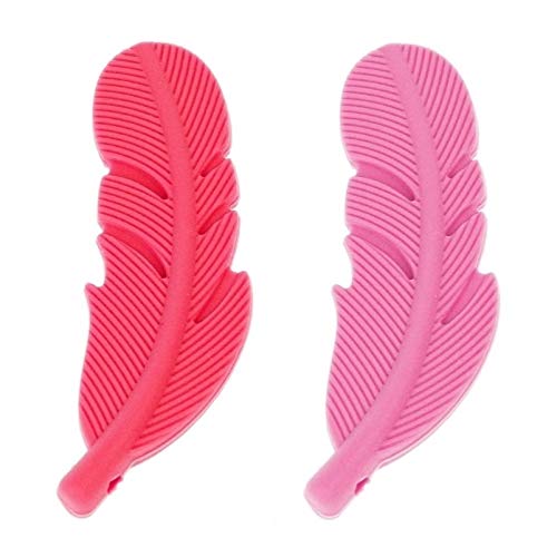 Lady Hawk Leaf Shaped Food Grade Silicone Teether Soother Orange & Pink Pendant Necklace Model with Dye Free String & Clasp. 2 pcs Set. Lady Hawk Leaf Shaped Food Grade Silicone Teether Soother Orange & Pink Pendant Necklace Model with Dye Free String & Clasp. 2 pcs Set.