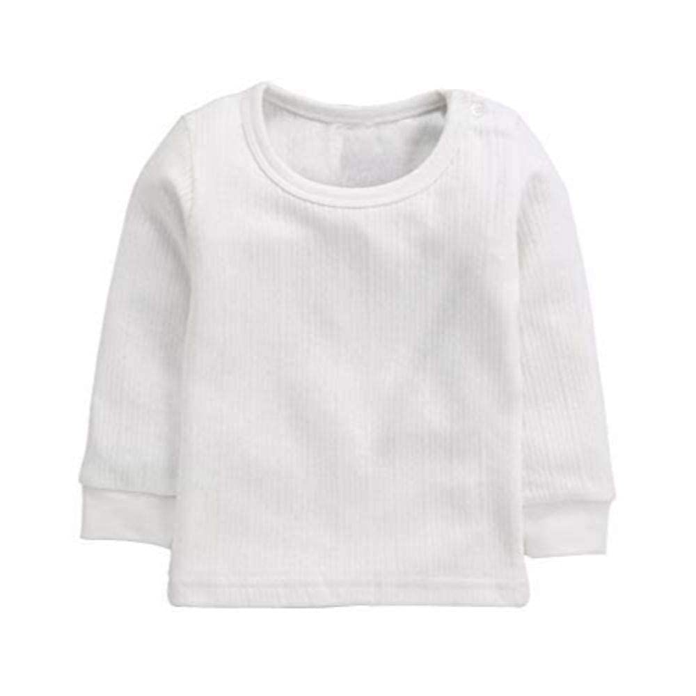Premium Thermal Upper for Boys & Girls | Cozy, Stylish, and Versatile Winter Wear | Warm and Fashionable This Winter_Ideal for Layering_White_4-6 Year- Pack of 2-image-39