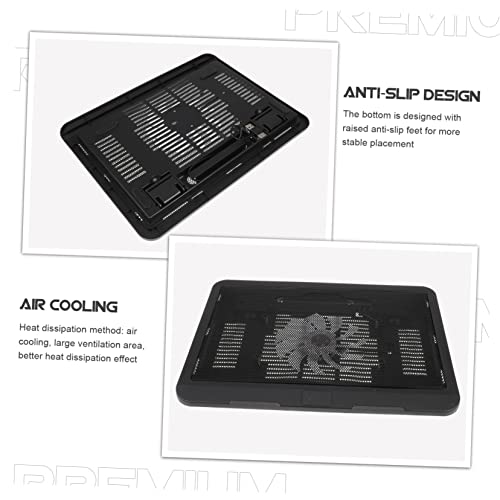 Base refrigerada silenciosa para laptop, soporte refrigerador para gaming miniatura 5