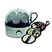 Solis Egg Boiler & More 827 Cuociuova Elettrico - Cuociuova Multifunzionale - Verdure a vapore - Impugnatura Cool touch - Max 7 Uova - Acciaio Inox