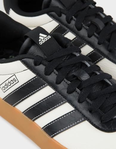 adidas VL Court 3.0 Dia De Los Muertos Womens Shoes, Black/White, 6.54