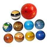 Boules en éponge : faciles à utiliser, pressez simplement les boules du système solaire, de petite taille, adaptées pour une utilisation n'importe où.