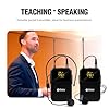 D Debra UHF Wireless Mic System, 4x16 Channels, Bodypack Transmitter, Headset Mic, 80m Range, Ideal for Meetings, Church, Speeches, Parties (4 Bodypacks) #5