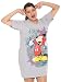 Disney Mickey Mouse + Friends V-Neck Sleep Shirt (One Size Fits Most) (Gray)