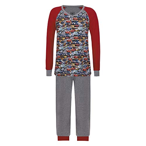 Lupo Conjunto de pijama Disney KM Cars Longo, 8, Chumbo Mescla