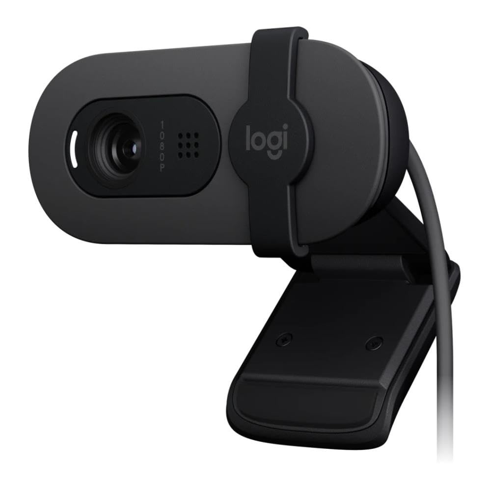 Logitech Webcam BRIO 105 Full HD 1080P Webcam Graphite USB W128596362 HD 1080P Webcam Graphite USB N A