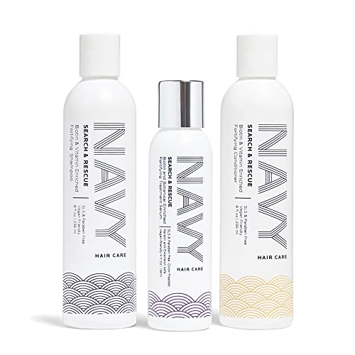 NAVY Hair Care Search and Rescue The Bowline Kit - Shampoo + Conditioner + Serum (The Bowline Kit)