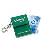 Reliance Medical 854 Rückatmung Schlüsselring Beutel, Gedruckt