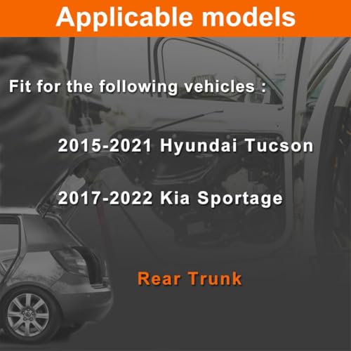 Image of Liftgate Lock Actuator Compatible with 2015-2021 Tucson, 2017-2022 Sportage Without Power Models - Rear Trunk Tailgate Latch Assembly