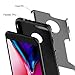 JETech Shockproof Case for iPhone 8 Plus and iPhone 7 Plus, Dual Layer Protective Phone Cover with Shock-Absorption (Grey)