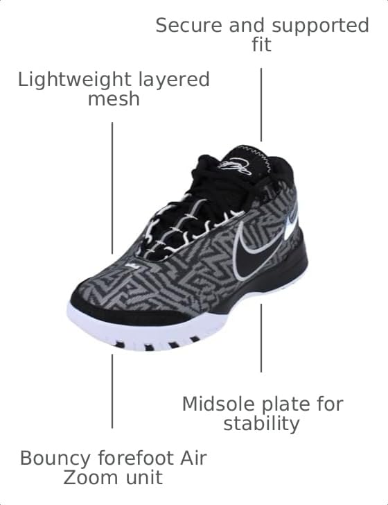 Image of Nike Men's Lebron NXXT Gen AMPD Basketball Shoes