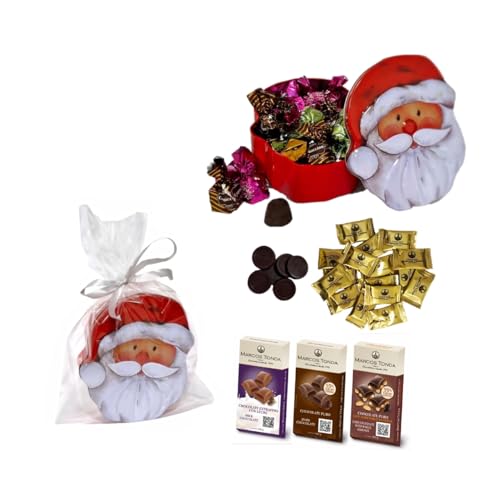 Chocolates Marcos Tonda - Lote Santa Claus | Caja De Chocolates Para Regalar | Caja De Chocolates Para Regalar Y Bombones Para Regalar| Bombones Y Chocolate Regalo