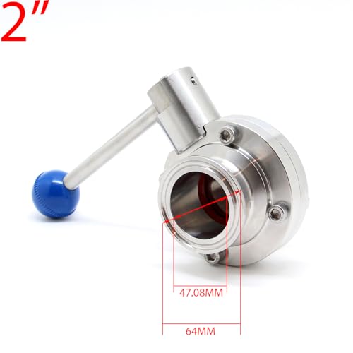 Raccord Homebrew SS304 avec joint silicone K50.5mm pour brassage
