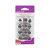 Premo Sculpey Mini-metalen uitstekers; 12 stuks zilver, enkele verpakking