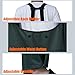 RainRider Bib Rain Pants for Men Women Heavy Duty Trousers Waterproof Workwear Fishing Overalls(Dark Green,XL)