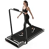 Viamotion Walking Pad with Handle Bar, Treadmills for Home and Office,2.5HP Under Desk Treadmills with Rermote Control &LED Display,265 lbs