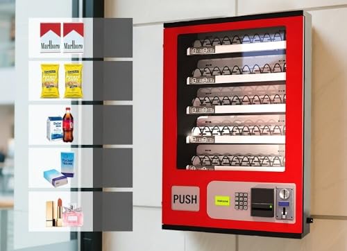 5-Slot Wall Mounted Snack Vending Machine