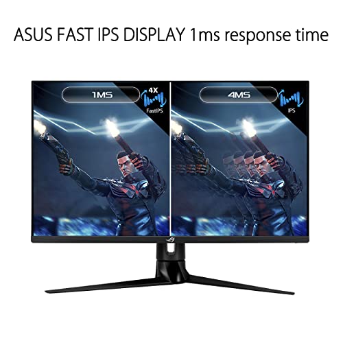 ASUS ROG Swift PG329Q - 32 Zoll WQHD Gaming Monitor - 175 Hz, 1ms GtG, G-Sync kompatibel, DisplayHDR 600 - Fast-IPS Panel, 16:9, 2560x1440, DisplayPort, HDMI, USB-Hub, ergonomisch – Bild 4