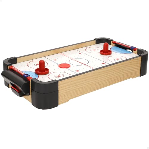 ColorBaby CB Games Air Hockey de Table, Structure 40 cm, Plastique Résistant, 2 Palettes, 2 Disques, 2 Joueurs, Jeux de Table, Jouets pour Enfants,...