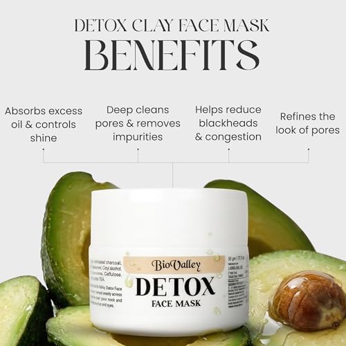 Image of Enzyme Glow Scrub & Detox Clay Face Mask Combo for Women & Men | Face Scrub for Tan Removal, Dead Skin & Blackheads | Clay Mask for Oil Control & Deep Pore Cleansing