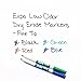 EXPO Low-Odor Dry Erase Markers, Fine Tip, 2-Count with Magnetic Clip Holder