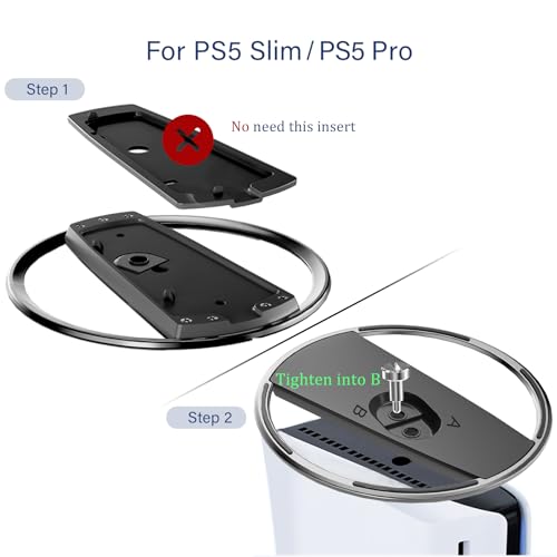Image of PS5 Vertical Stand, PS5 Pro Stand, Vertical Stand for PS5 / PS5 Pro / PS5 Slim Consoles Non-Slip Base Mount for PlayStation 5 Accessories
