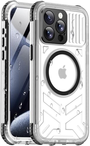 Funda impermeable iPhone 15 Pro Max Haireca con anillo Magsafe y diseño hermético premium 1