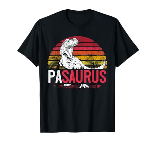 Pa Saurus Día del Padre Pasaurus T Rex dinosaurio abuelo Camiseta