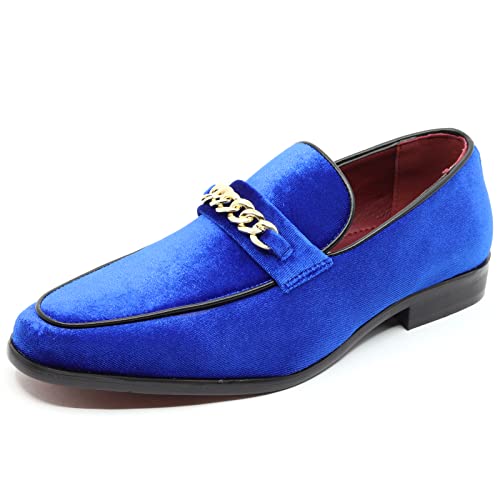 Image of Men's Vintage Velvet Designer Classic Dress Tuxedo Smoking Slipper Loafer Slip On Shoes Arthur-02