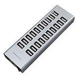 USB Ladegerät, 90W Netzteil USB-Schnellladegerät Ladestation Mehrfach, mit 20 USB Ports, Verwendung als USB-HUB mit TypB Kabel, Ladestation für MacBook, USB-C Laptop, iPhone, Samsung Galaxy (AX-P20C)