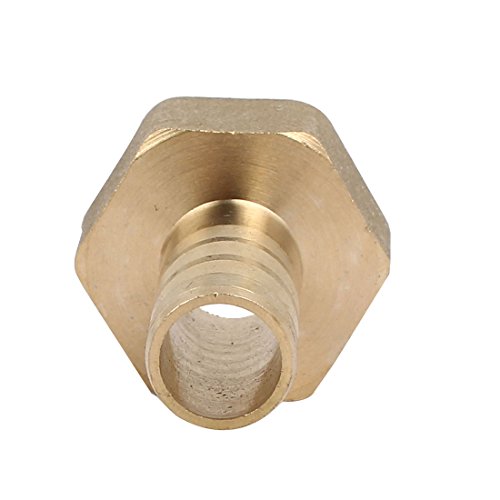sourcingmap G3/4 Female Thread 14mm Dia Brass Barb Type Hose Tubing Fittings Connectors 4pcs - Image 2