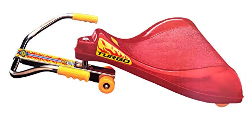 The Original Roller Racer Flying Turtle Sit Skate, Kid Powered, No Motor, No Pedals, No Batteries, Power by Zig zag Motion, Promotes Active Play in or Outdoors, Non-marring Skate Wheels by Roller Racer - Used condition - US$50.59