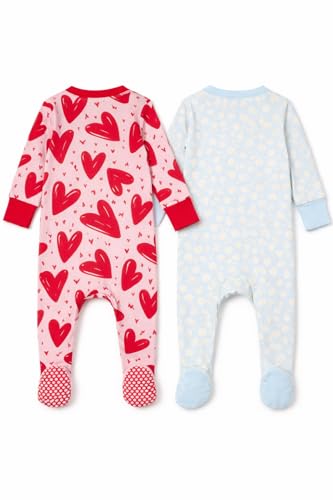 Image of TuddyBuddy Baby Girl's Cotton Printed Full Sleeves Sleepsuit /Footed Rompers for Baby Girl