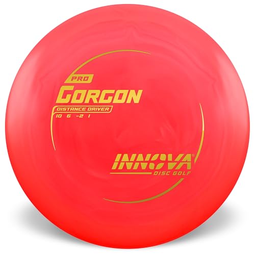 Innova Pro Gorgon Distance Driver, Control Disc Golf Driver with Straight Glide (Colors Will Vary) (165-169g)