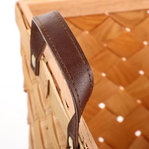 Cesta de frutas ligera y resistente con doble asa para organizar el hogar 7