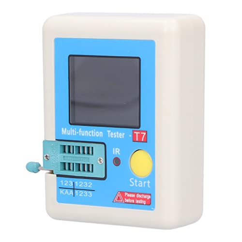 Transistor Checker, Transistor Tester Multifunctional Automatic for Diodes for Capacitors for Resistors