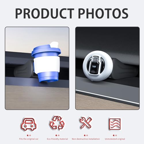 Image of 5 Pack Automotive Air Fresheners Adapter Compatible with Tesla Model 3 Y No Adhesive Needed Tesla Accessories for 2025 2024 2023 2022 2021 Air Freshener Not Included